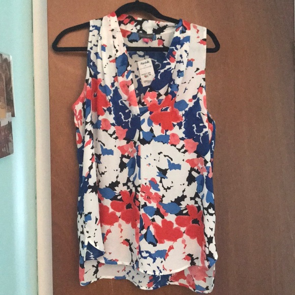 vince camuto white blouse